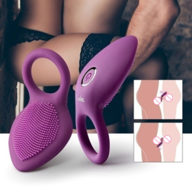 Penis Ring Vibrating Clitoris Stimulator G Spot Sex Toys For Couple Vibro Delay Lick Vagina Orgasm Lock